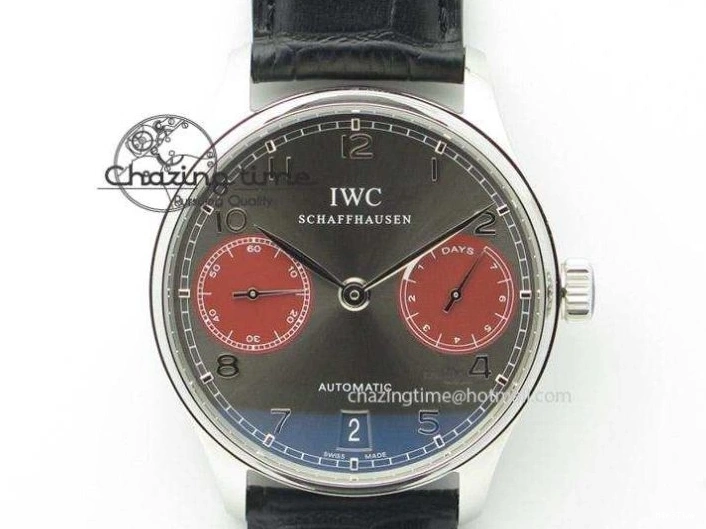 MIROTIME 0416 Portuguese Chrono RG IW371480 ZF 1:1 Best Edition White Dial On Brown Leather Strap A7750 V HighPerformance 7266